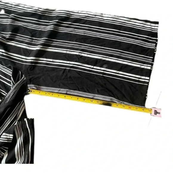 Spense Sleeveless Black and White Jumpsuit with Tied Waist Women’s 8 - Picture 9 of 12